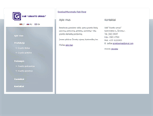 Tablet Screenshot of granitourmas.lt